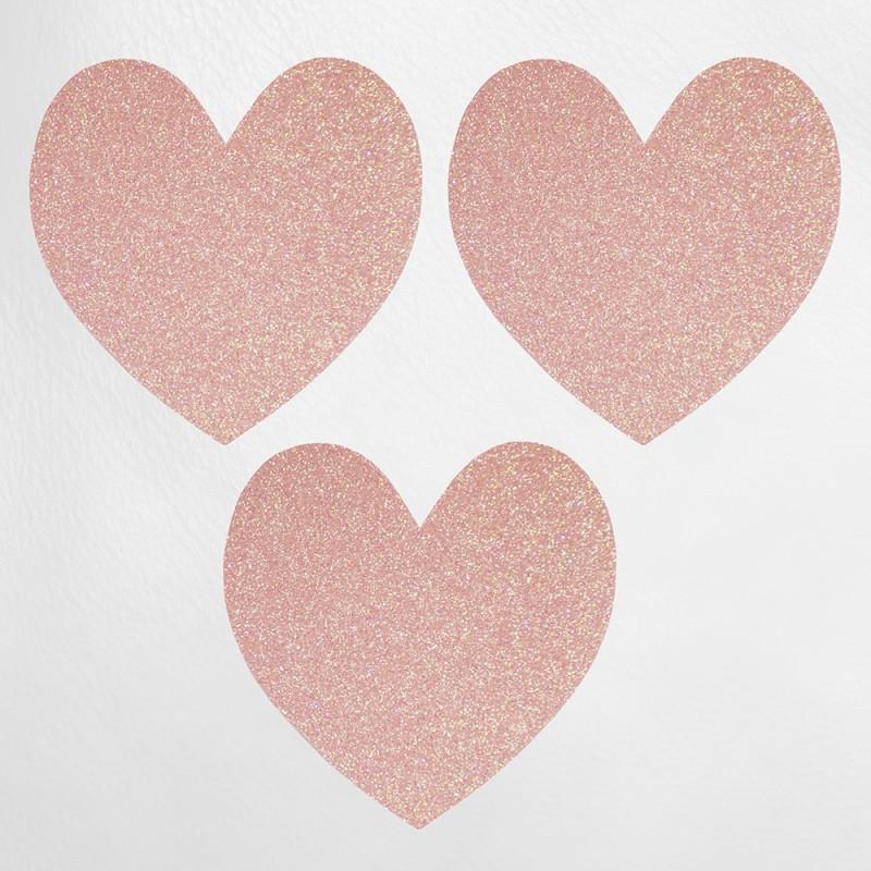FabFabStickers - Glitzerherzen rosa - AURYN Shop
