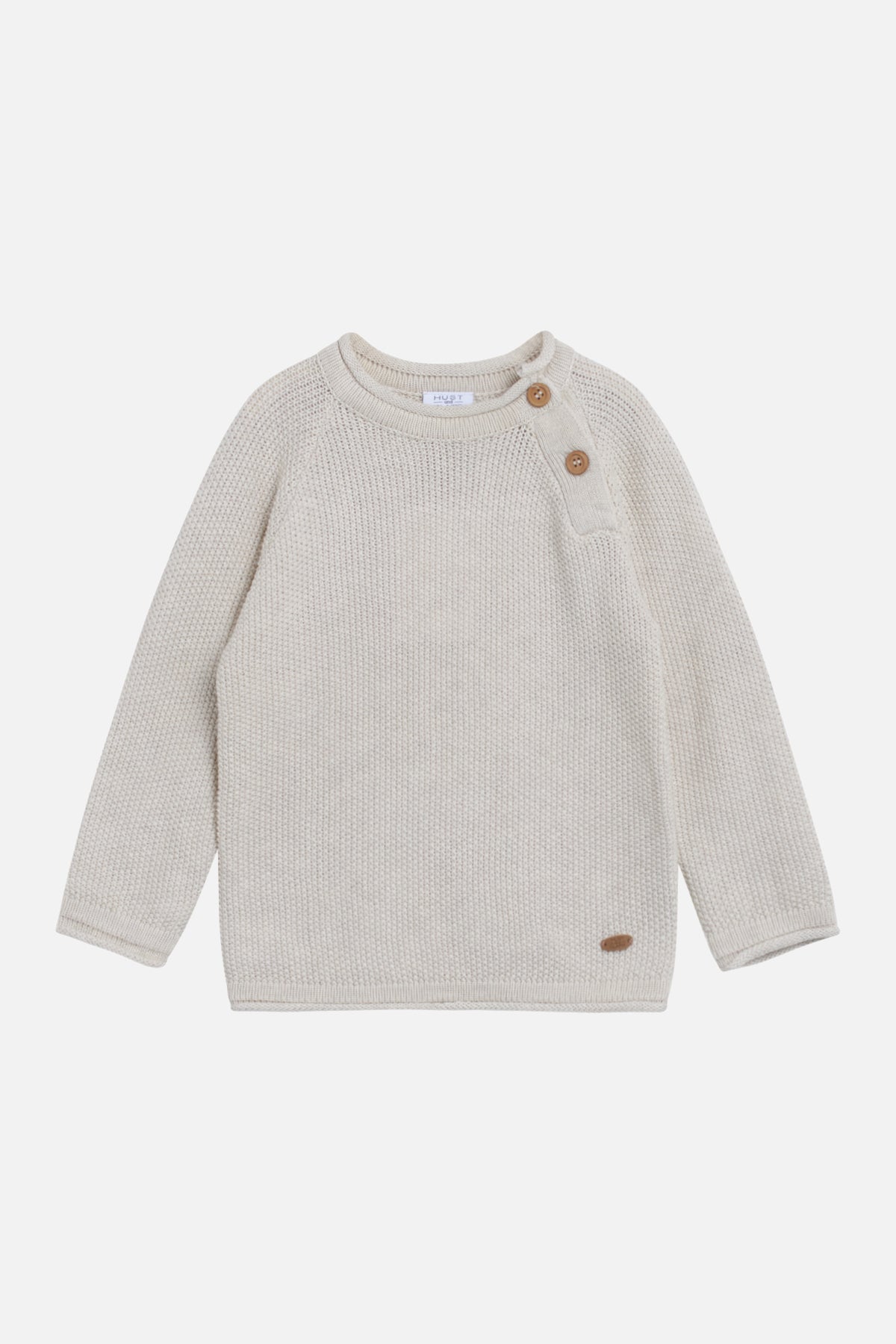 Hust & Claire - Kinder Baumwoll-Pullover Pascal beige - AURYN Shop