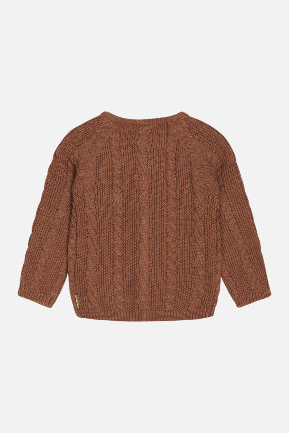 Hust & Claire - Strickjacke Cleo braun - AURYN Shop