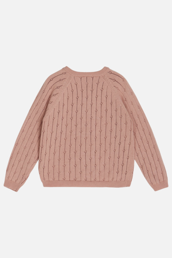 Hust & Claire - Babystrickjacke Cleo rosa - AURYN Shop