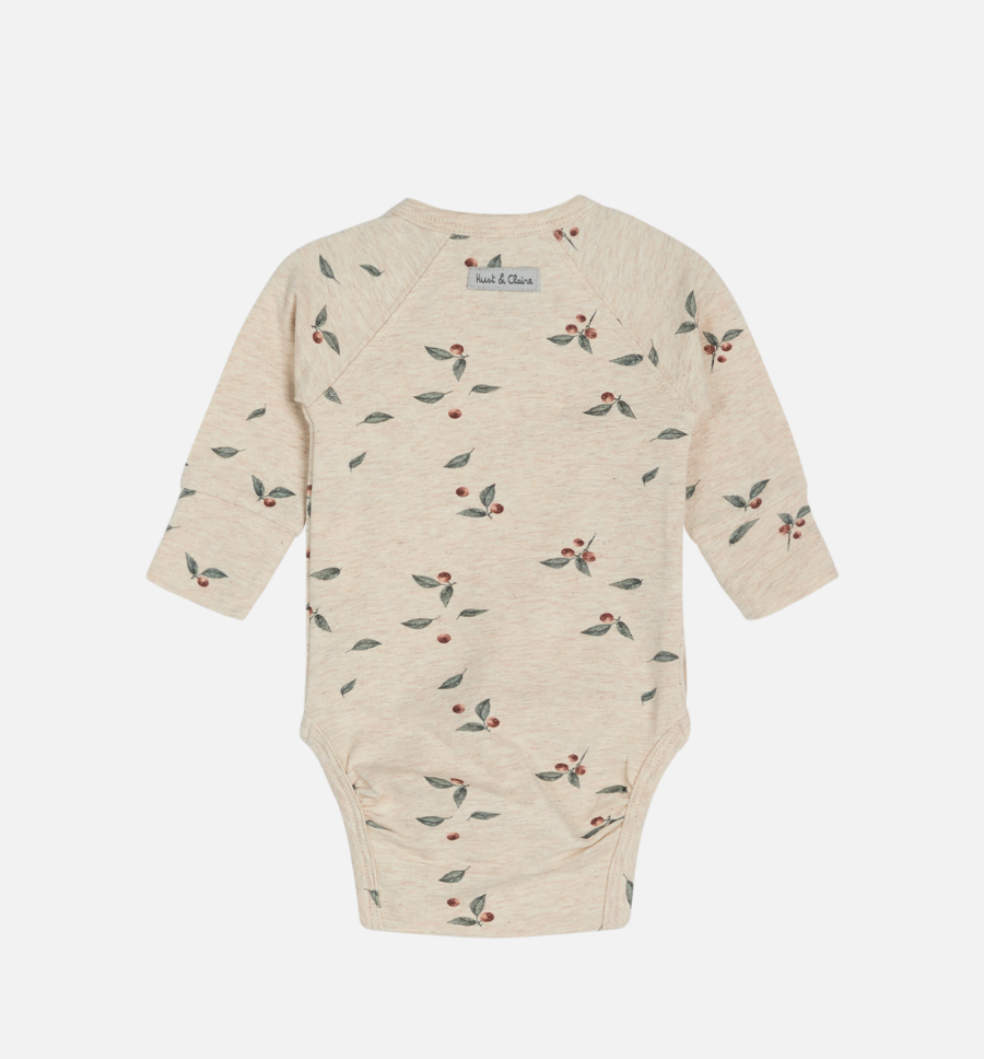 Hust & Claire - Baby Body Langarm mit Blumen Aufdruck - AURYN Shop