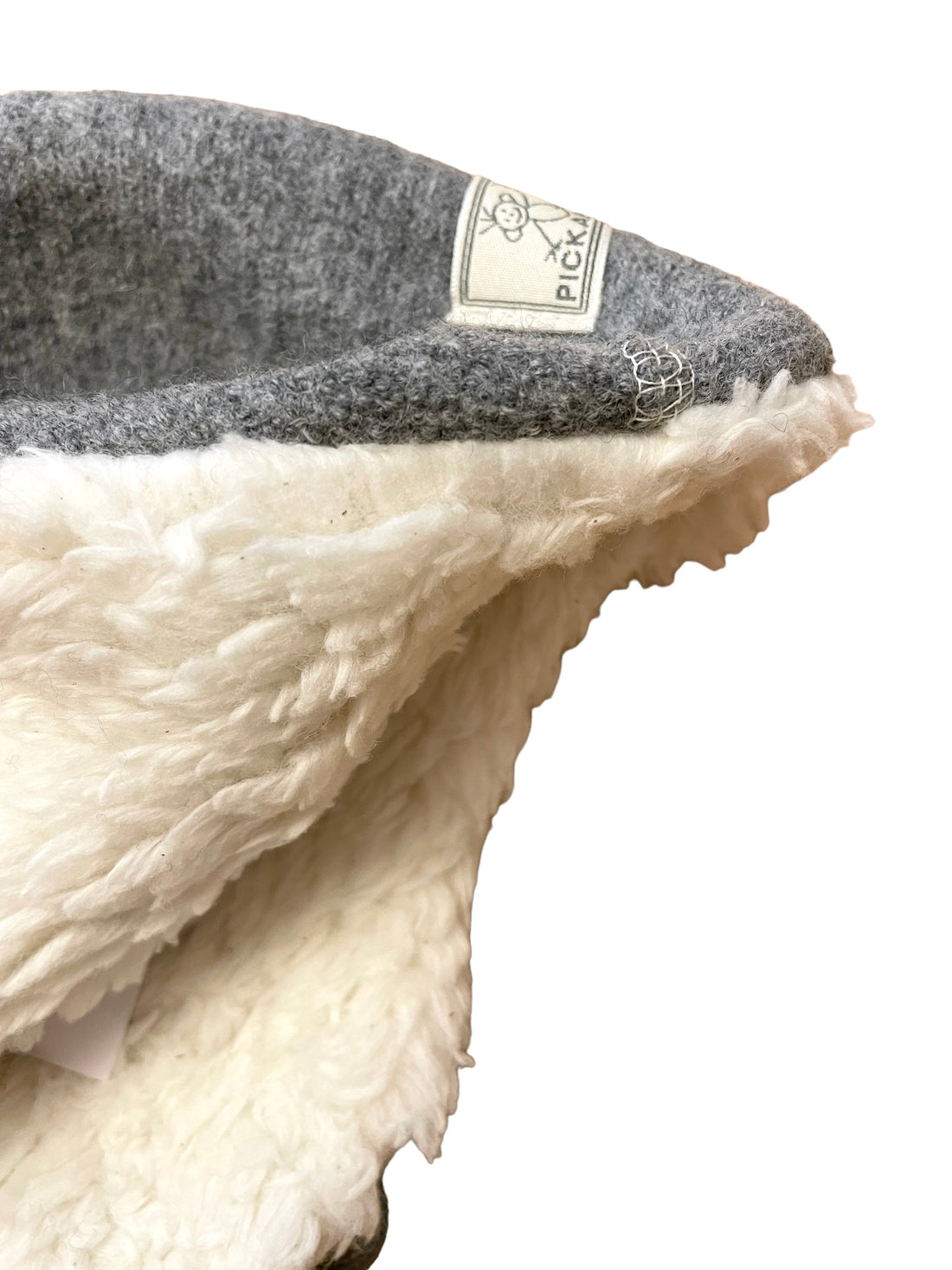 Pickapooh - Mütze Jan Walk grau Plüschfutter