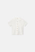 My Little Cozmo - Kinderhemd Muslin natur Biobaumwolle