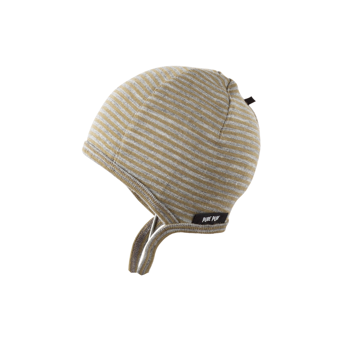 Pure Pure - Babymütze Wolle/ Seide grau moos - AURYN Shop