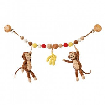 Sindibaba - Kinderwagenkette Affen - AURYN Shop