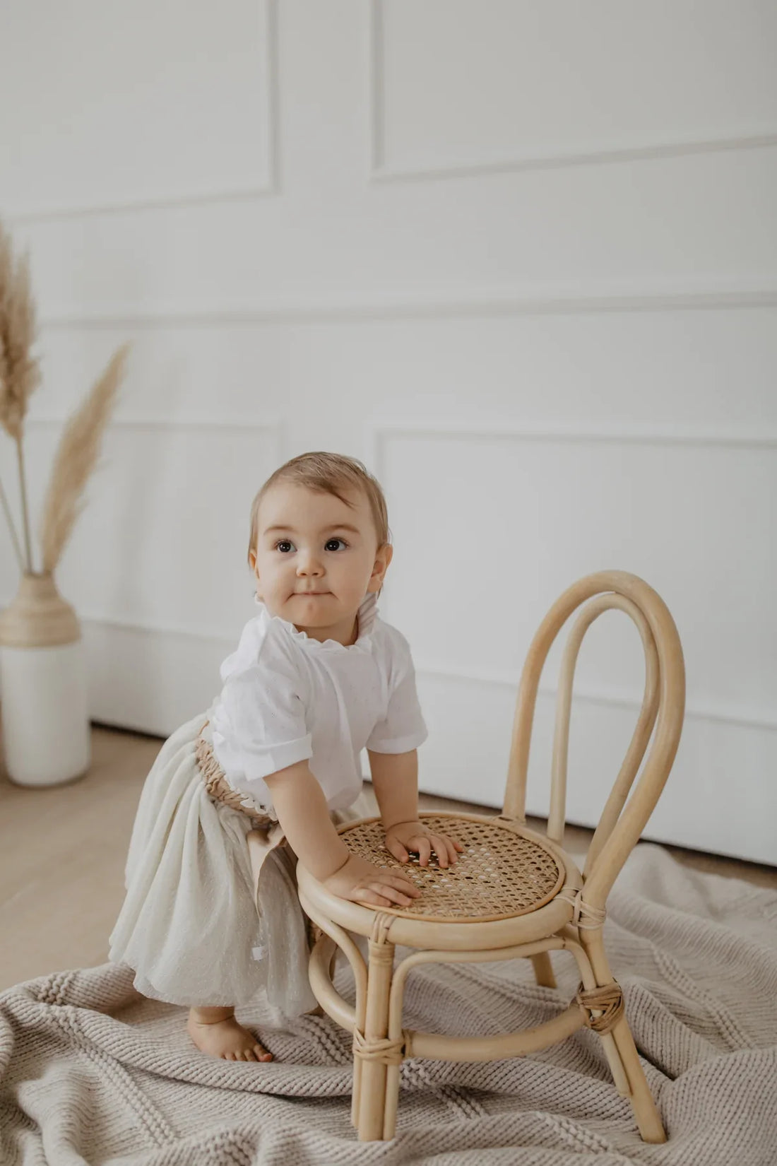 Leevje - Tüllrock mit aufgesetzter Zierschleife für Babies