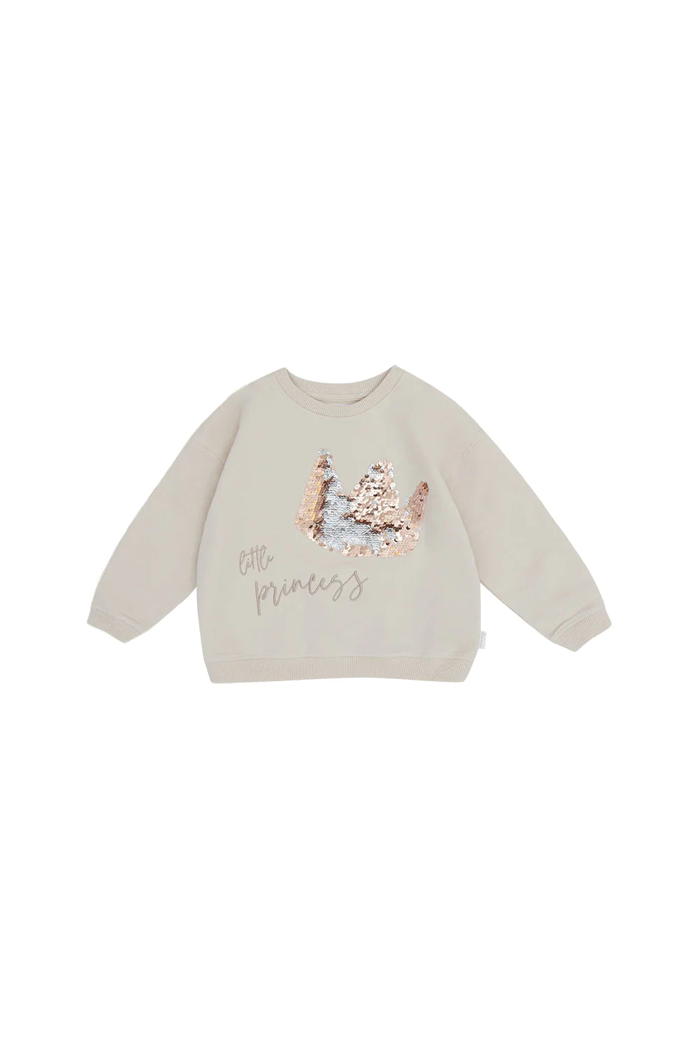 Leevje - Baby Sweatshirt little Princess aus Biobaumwolle