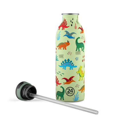 24 Bottles - Trinkflasche 500ml Dino grün
