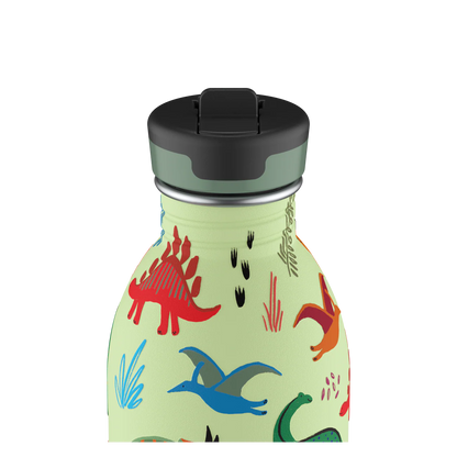 24 Bottles - Trinkflasche 500ml Dino grün