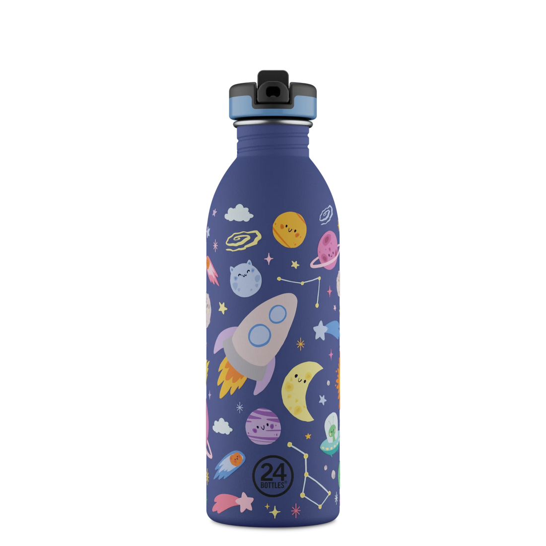 24 Bottles - Trinkflasche 500ml Weltall blau