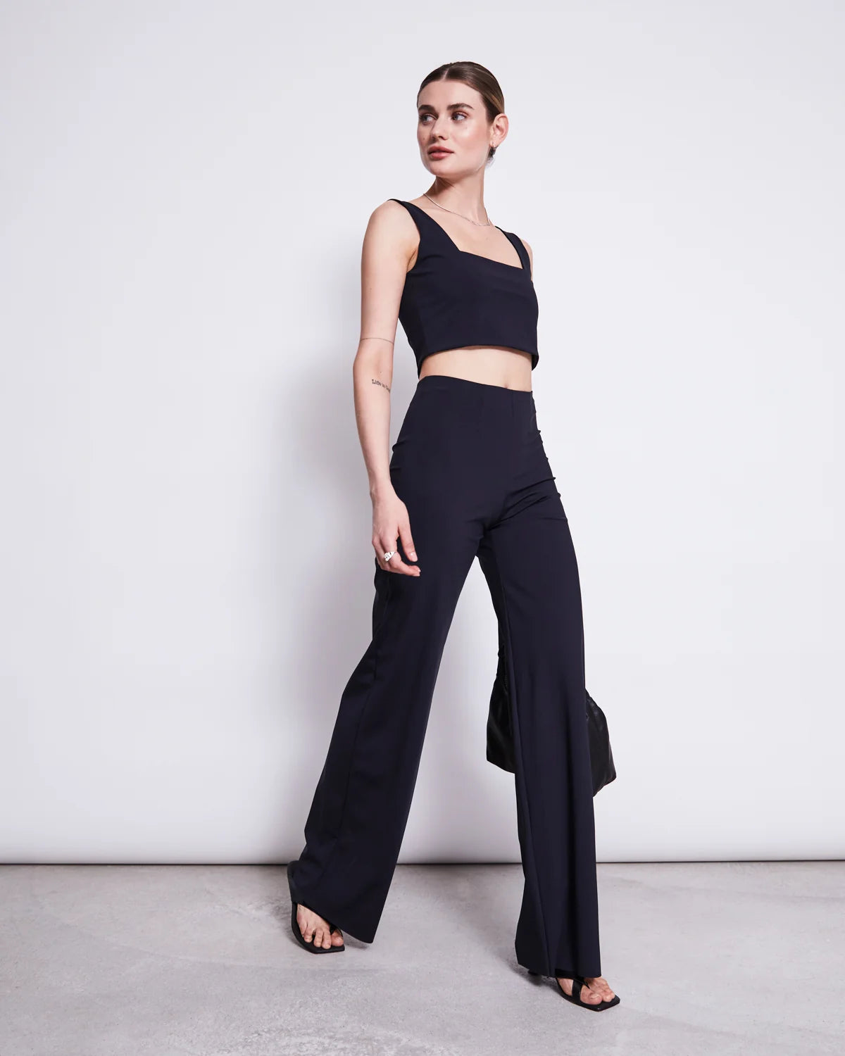 Jan ´n June - weite Hose Marlene schwarz