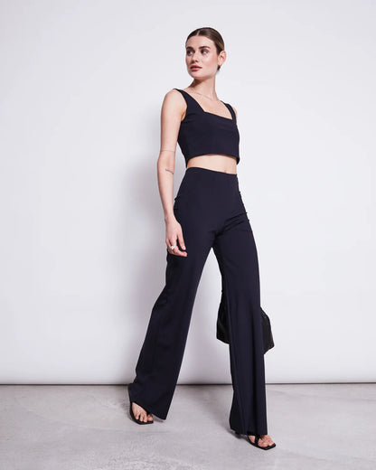 Jan ´n June - weite Hose Marlene schwarz