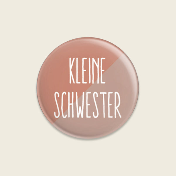 Ava &amp; Yves - Kinder Button Kleine Schwester, rosa