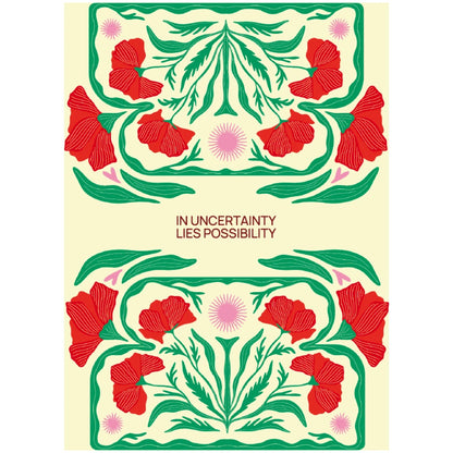A-Journal - Affirmationskarten Florales Design