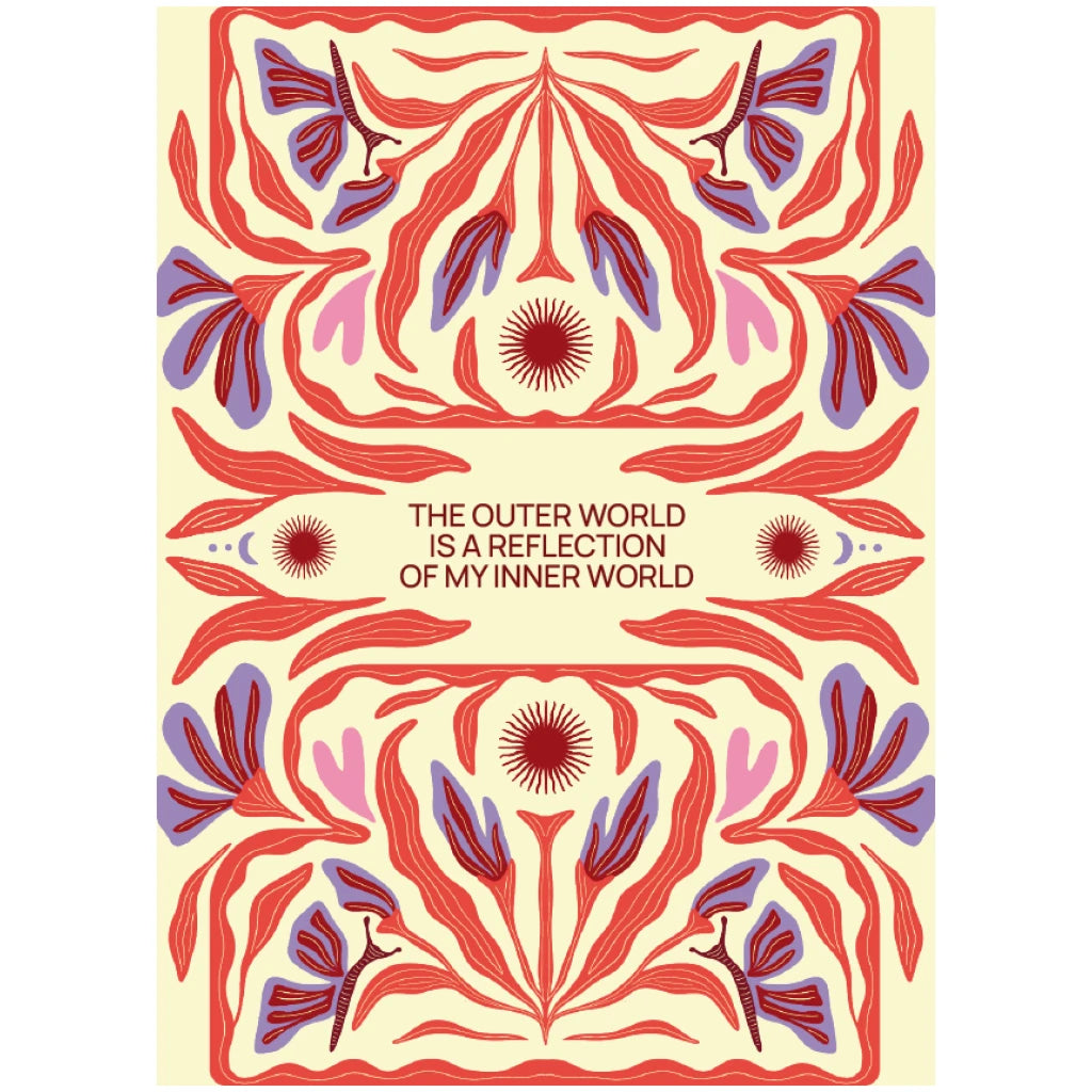 A-Journal - Affirmationskarten Florales Design