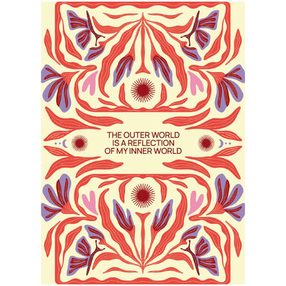 A-Journal - Affirmationskarten Florales Design