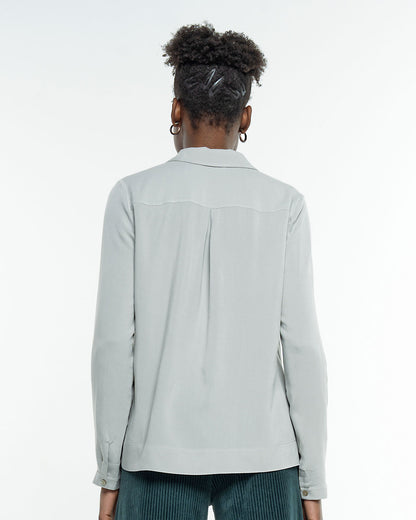 Alma &amp; Lovis - Hemdbluse aus fließendem EcoVero opal