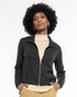 Alma & Lovis - Damen Kurzjacke Wolle und Baumwolle (Bio) Dunkelgrau