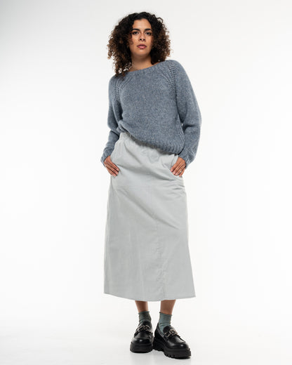 Alma &amp; Lovis - Damen Strickpullover mit Wolle Blau