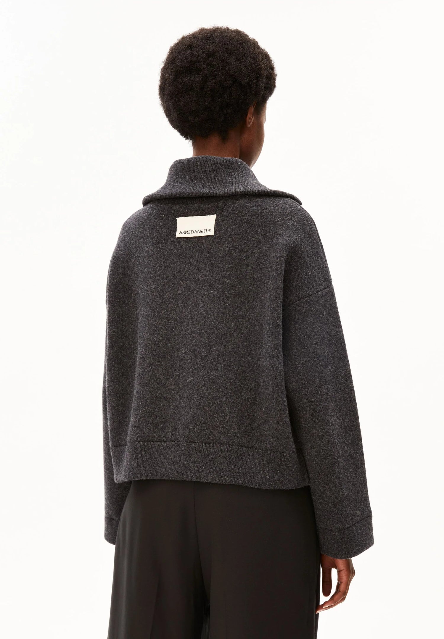 Armedangels - Strickjacke Bio-Wollmix, grau