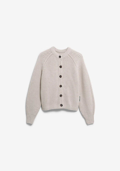 Armedangels - Strickjacke Bio-(Baum)wolle, beige