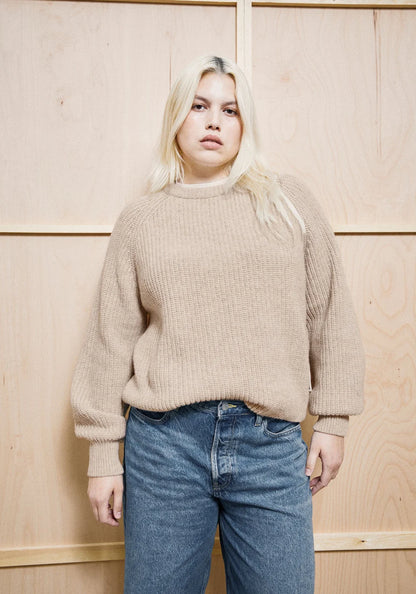 Armedangels - Strickpullover Bio-(Baum)wolle, natur