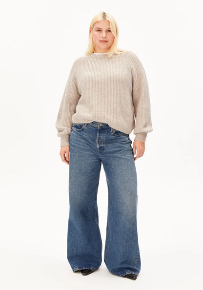 Armedangels - Strickpullover Bio-(Baum)wolle, natur