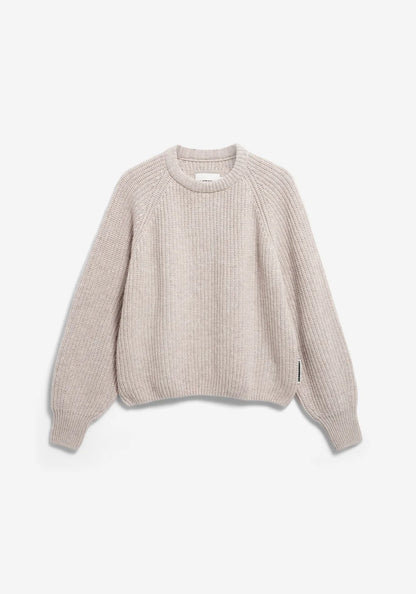 Armedangels - Strickpullover Bio-(Baum)wolle, natur