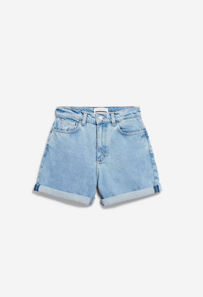 Armedangels - Jeansshort Sheaari fresh blue