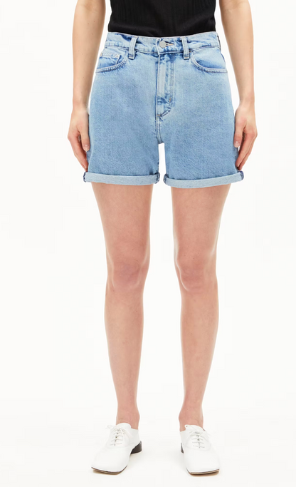 Armedangels - Jeansshort Sheaari fresh blue