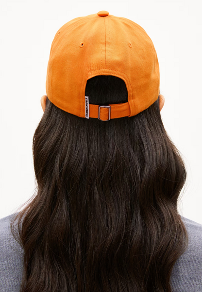 Armedangels - Kappe Yenaas Biobaumwolle light tangarine- sonnenschutz