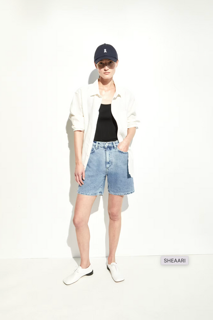 Armedangels - Jeansshort Sheaari fresh blue
