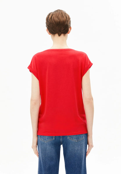 Armedangels - Damen T-Shirt Jilaana rot