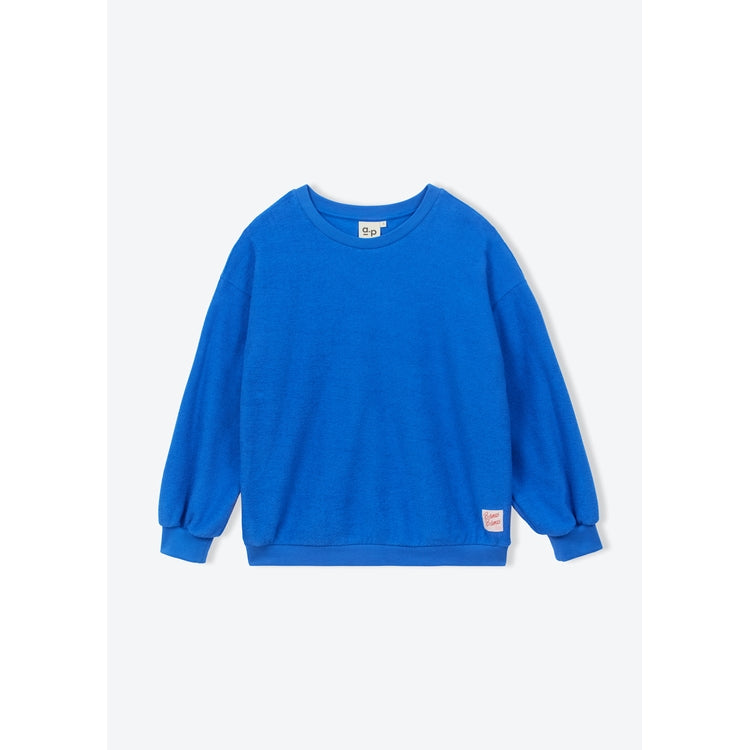 Arsène et les Pipelettes - Damen Frottee Sweatshirt Kobaltblau