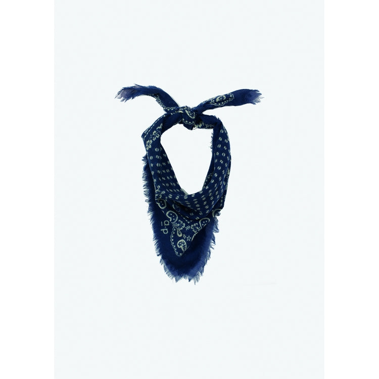 Arsène et les Pipelettes - Damen Bandana Wolle blau