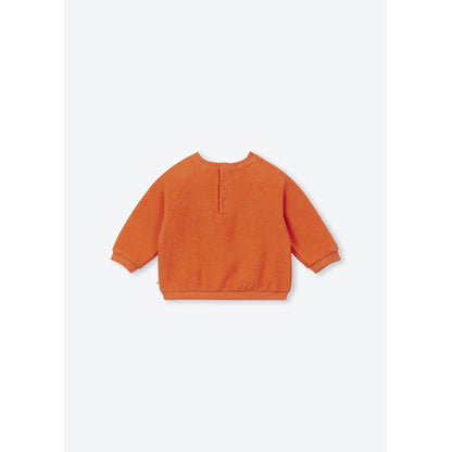 Arsène et les Pipelettes - Baby Sweatshirt Charme Fou orange