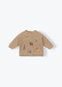 Arsène et les Pipelettes - Baby Sweatshirt Bonjour Paris beige