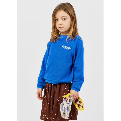 Arsène et les Pipelettes - Kinder Sweatshirt Baumwoll-Frottee blau MINI &amp; ME