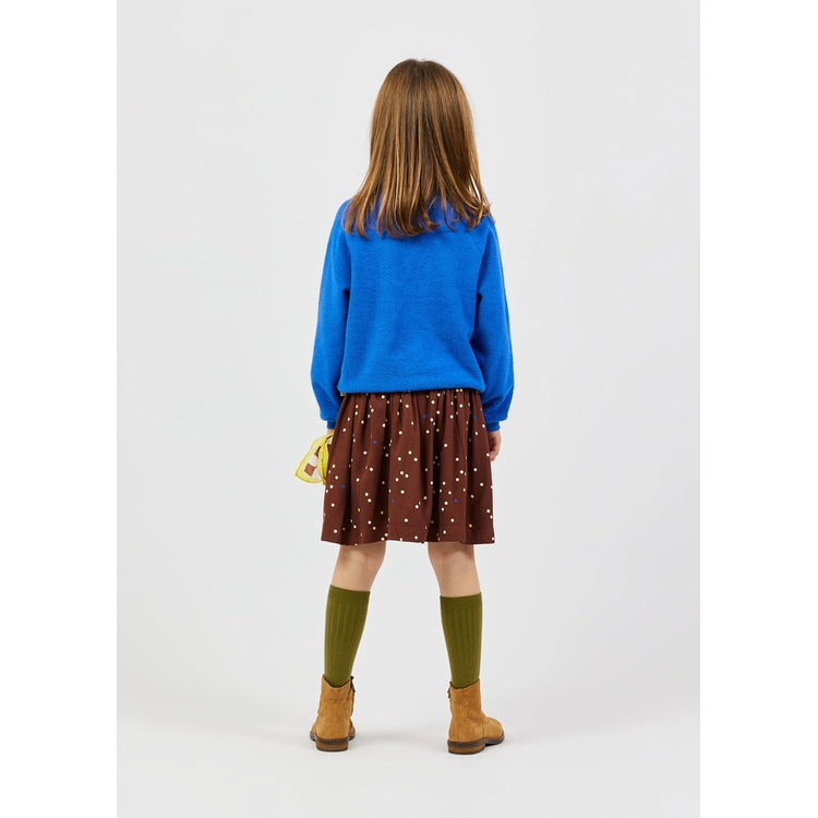Arsène et les Pipelettes - Kinder Sweatshirt Baumwoll-Frottee blau MINI &amp; ME