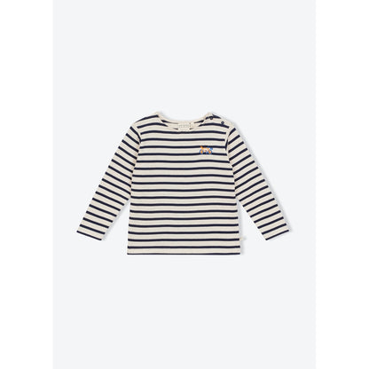 Arsène et les Pipelettes - Kinder Langarmshirt Baumwolle (Bio) Marinière