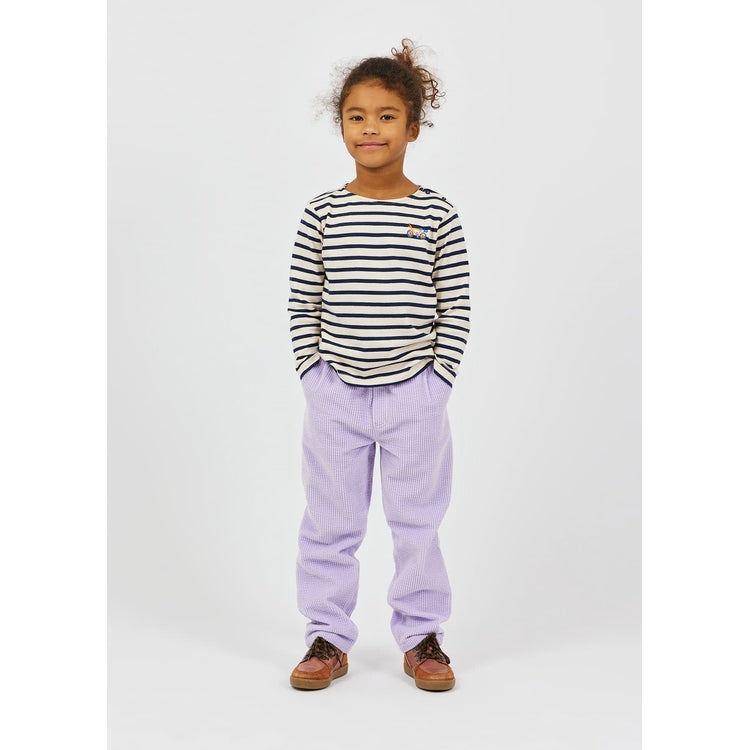 Arsène et les Pipelettes - Kinder Langarmshirt Baumwolle (Bio) Marinière