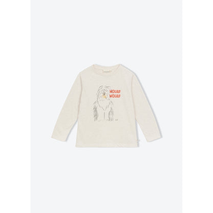 Arsène et les Pipelettes - Kinder Langarmshirt Wouaf Wouaf Baumwolle (Bio)