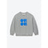 Arsène et les Pipelettes - Damen Sweatshirt Oui Oui Baumwolle (Bio) grau