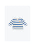 Arsène et les Pipelettes - Baby Langarmshirt blau gestreift