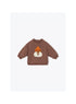 Arsène et les Pipelettes - Baby Sweatshirt Eichhörnchen braun
