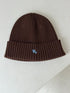 Atelier Rive - Beanie Strick Dunkelbraun Baby