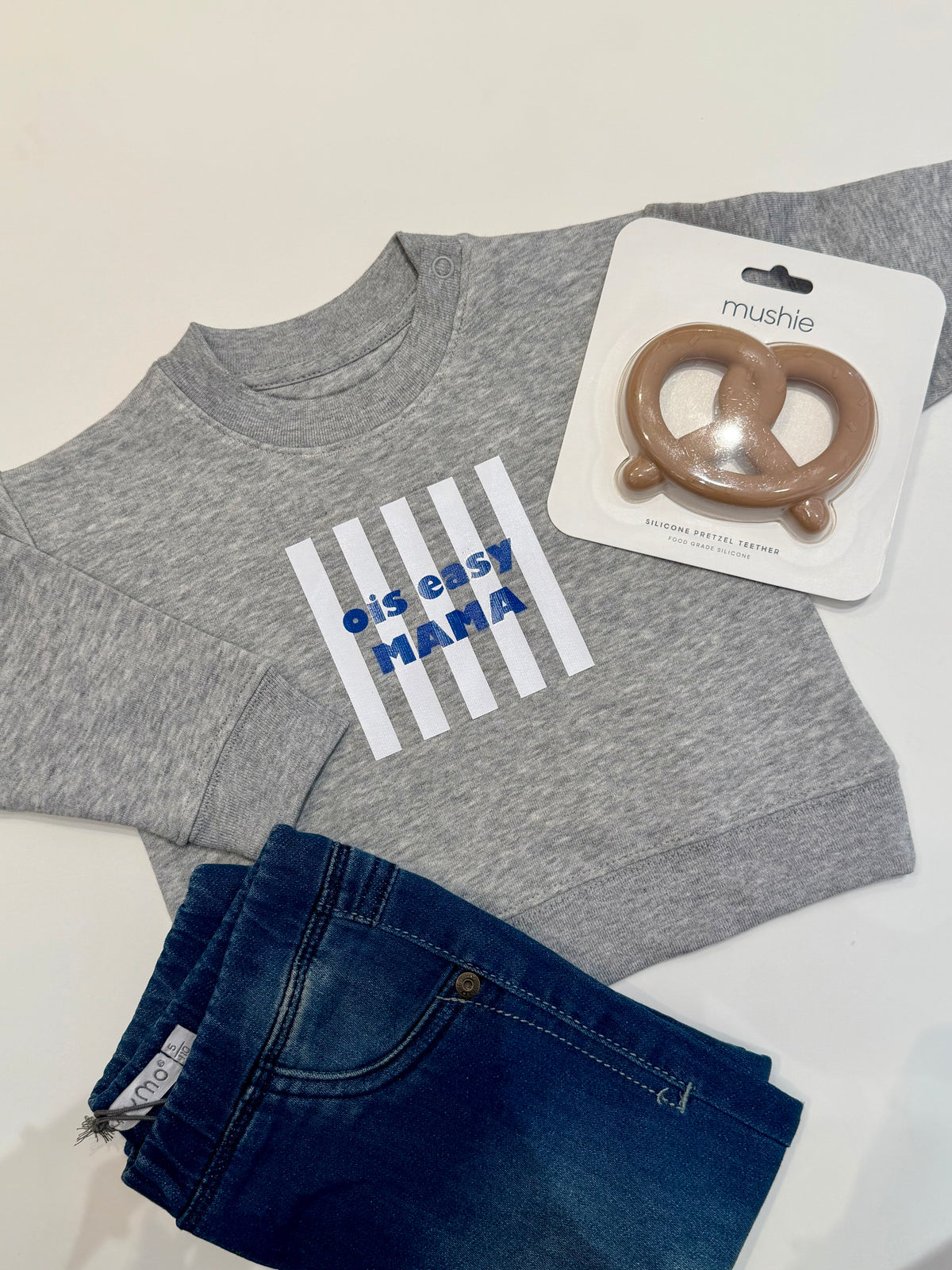 AURYN - Sweatshirt blau ois easy Mama Baumwolle (bio)