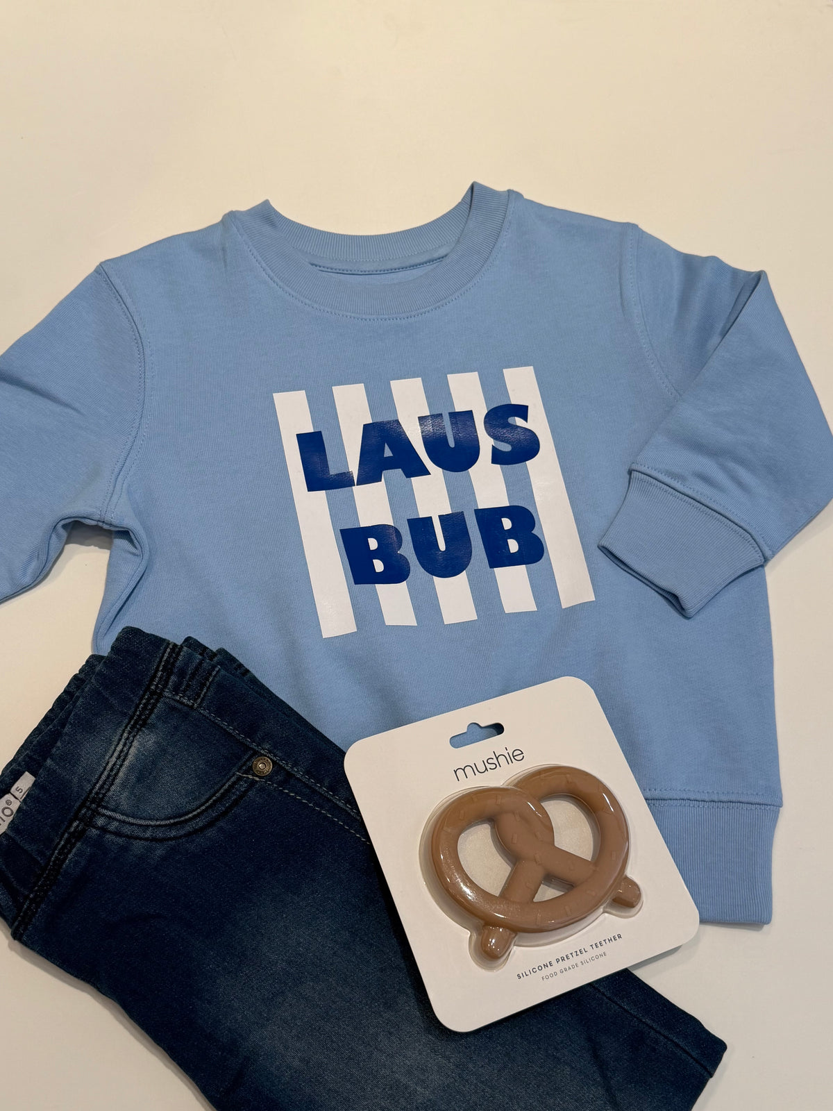 AURYN - Sweatshirt blau Lausbub Baumwolle (bio)