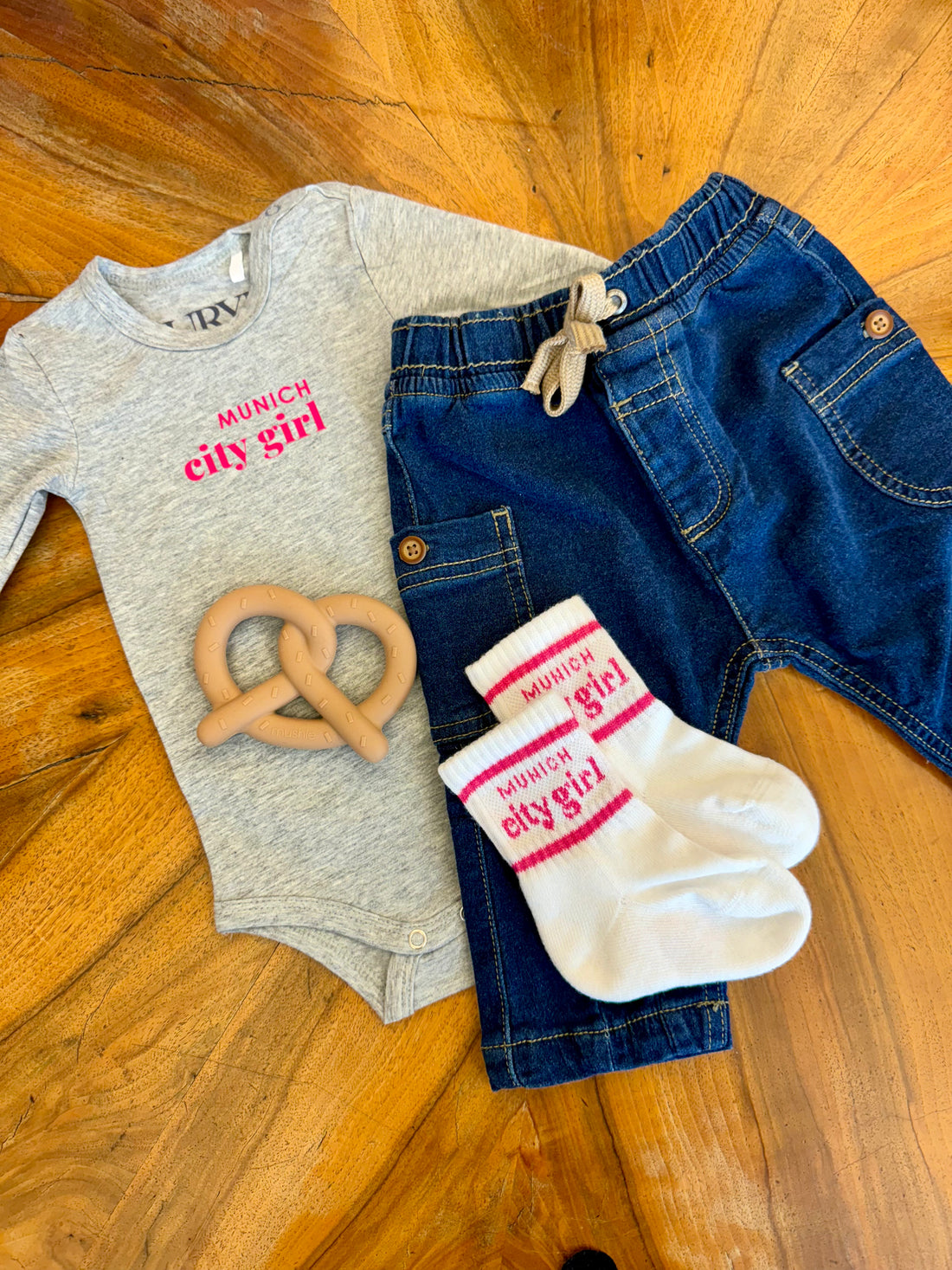 AURYN -  munich city girl - Socken weiß - Partnerlooksocken MINI & ME