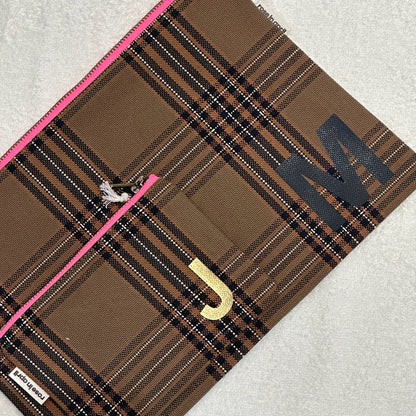 Rose in April - Geldbeutel karo braun